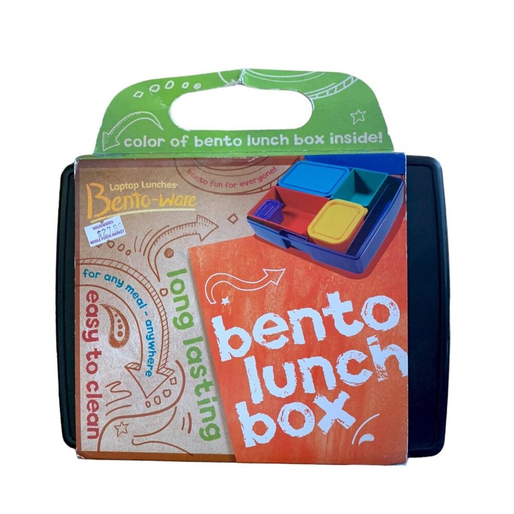 Laptop Lunches Bento-ware Bento Buddies, Black - NIP - Made in the USA